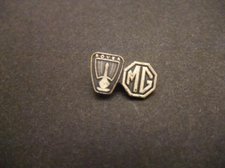 MG oldtimer-Rover logo zilverkleurig